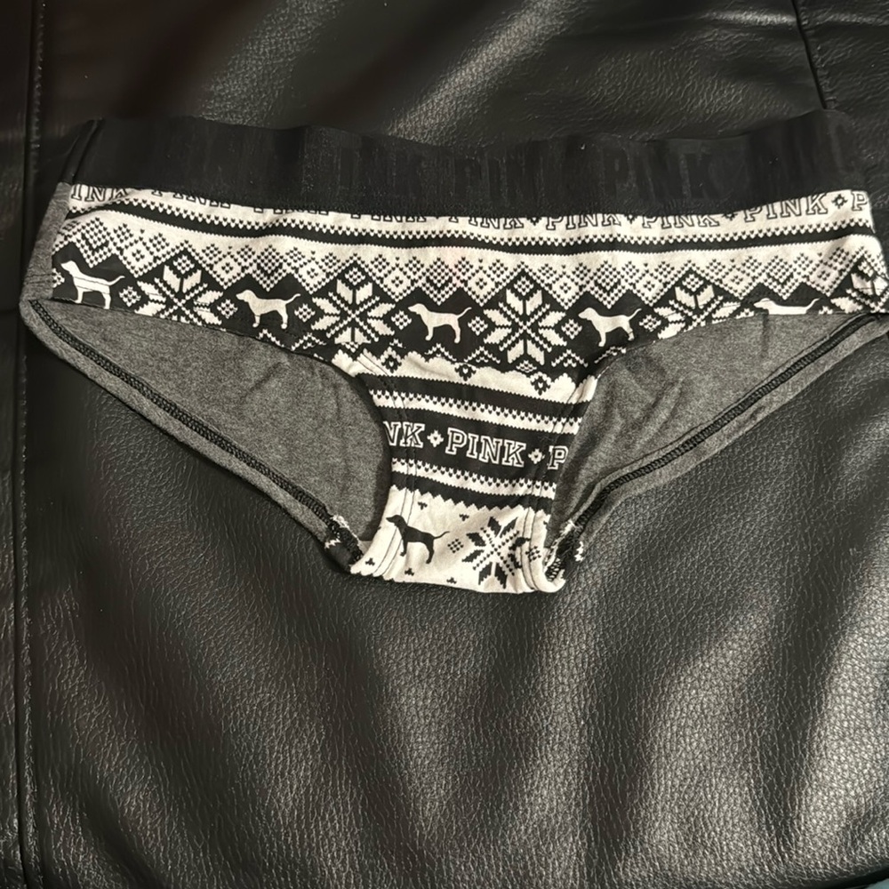 PINK Christmas Hipster Size: Small Condition: New, tags attached
